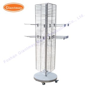 Cheap Hair Floor Stand Shop Rotating Turntable Display Stands for sale