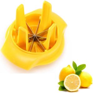Buy cheap Plastic Metal Lemon Cutter Custom Color , 3.5 Inch Lime Wedge Cutter For Home from wholesalers