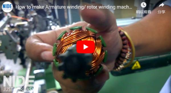 automatci armature winder flyer coil winding machine