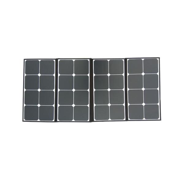 Multifunctional Foldable Solar Panel Sunpower 24v 110 Watt IP67 Protection Level