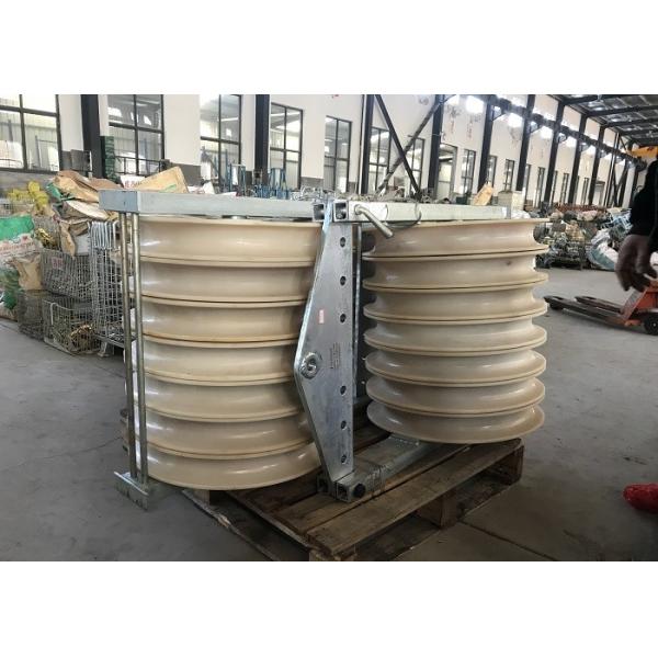 Large Diameter Transmission Stringing Blocks Cable Pulling Conductor Stringing