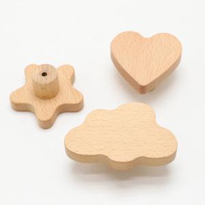 China Wooden Star Moon Furniture Knobs Pulls Drawer Knobs For Children Room on sale