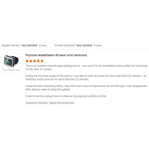 SSCH / Suyzeko Red Blue 450nm 660nm Laser Watch Diabetes Blood Viscosity Improving