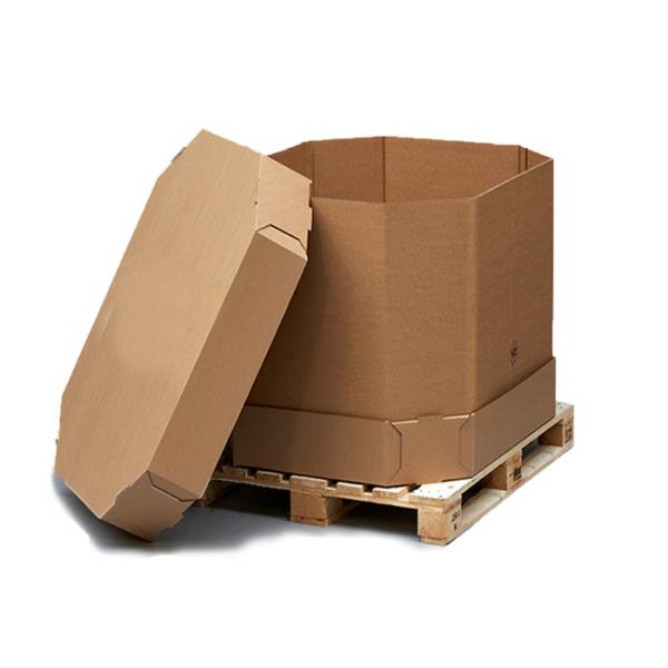 Disposable 1000l Liquid Paper IBC Container With Liner Bag Coconut Oil And Juice Use