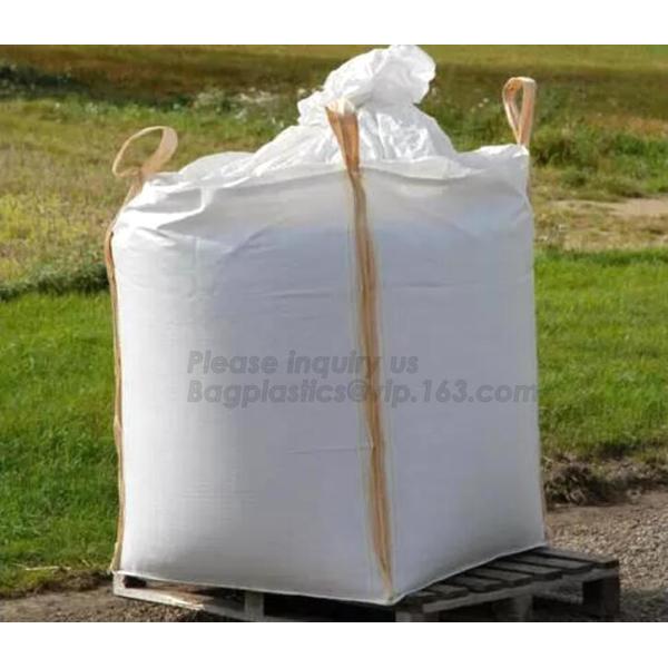 high capacity document pouch 1700kg extra strong circular woven polypropylene industrial big bags 1000kg, BAGEASE PACKAG