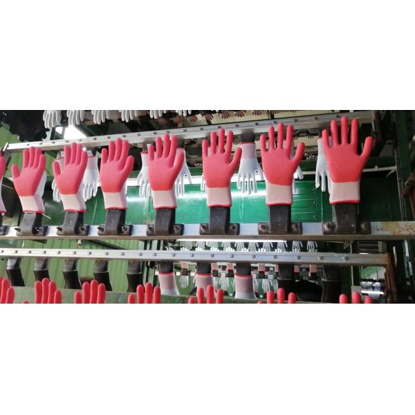 7 Gauge Terry Brushed Inside Winter Nitrile Gloves For Cold Weather