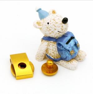 China Factory direct supply OEB gold rectangular turn lock copper nail press lock for handbag on sale