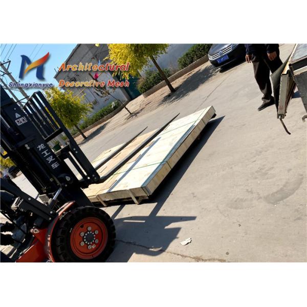 Drapery Barrette 4.5mm Woven Wire Mesh Fabric Railing Infill