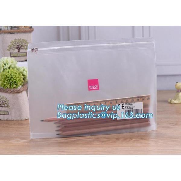 Biodegradable Customised printing Clear PVC Cosmetic Standup k Pouch,Toiletries Cosmetic Pvc Pouch With Marble Dig