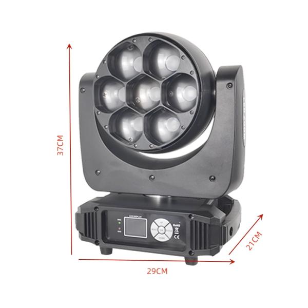 8-60° Zoom Atmosphere Moving Stage Lights 8000K For DJ Party Outdoor Nightlife