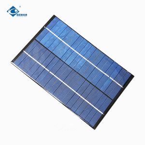 Cheap 3.8W 12V Poly thin film solar cell for solar power toy ZW-200130-12V Epoxy Resin Solar Panel for sale