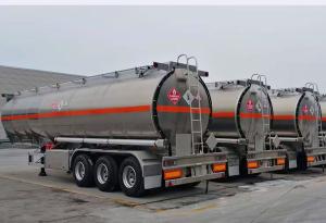 China 2 Axles 3 Axles Tri Axle Fuel Tanker Trailer Capacity 42000L  11000 Gallon on sale
