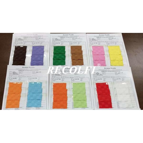 200GSM Repreve Swimwear Fabric For Color Lab Dips And Digital Print Strike - Offs