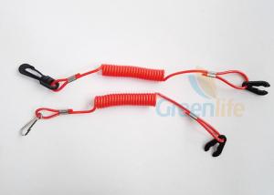 China Universal Red Jet Ski Safety Lanyard For Outboard Motors Floating Wave Runner on sale