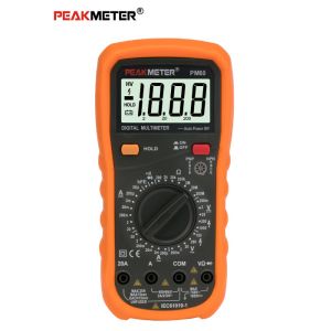 Cheap Auto Power Off Handheld Digital Multimeter , Diode Automatic Tester With Continiuty for sale