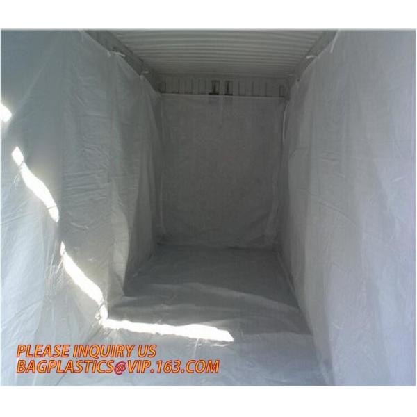 PE Dumpster Container Drawstring Liners,8 Mil Black Open Top Drawstring Dumpster Container Liners,Polyethylene roll-off