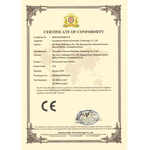 Shenzhen Dioran Industry Co., Ltd. Certifications