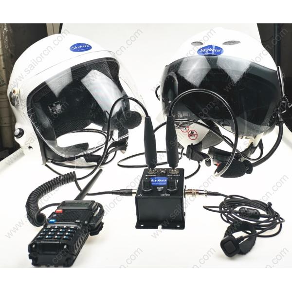 GD-K01-S6 and GD-G-S6 Paramotor helmet with intercom Paratrike intercom systercom autogyro helmet Open Cockpits helmet