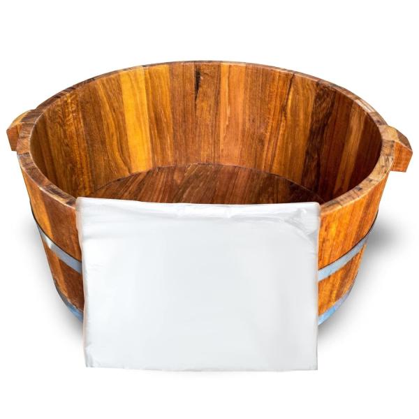 Disposable Foot Tub Liner Portable Bath Basin Bags Plastic Pedicure Spa Bags