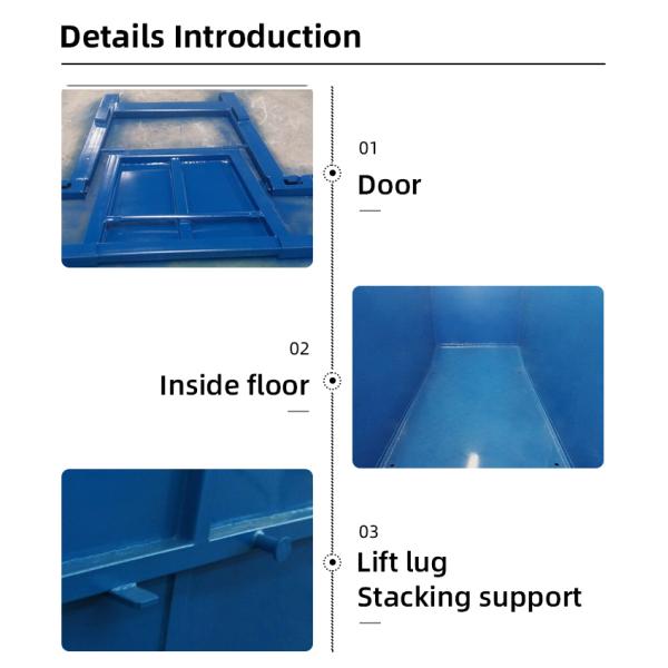 Durable Stackable Skip Bins for Waste Management