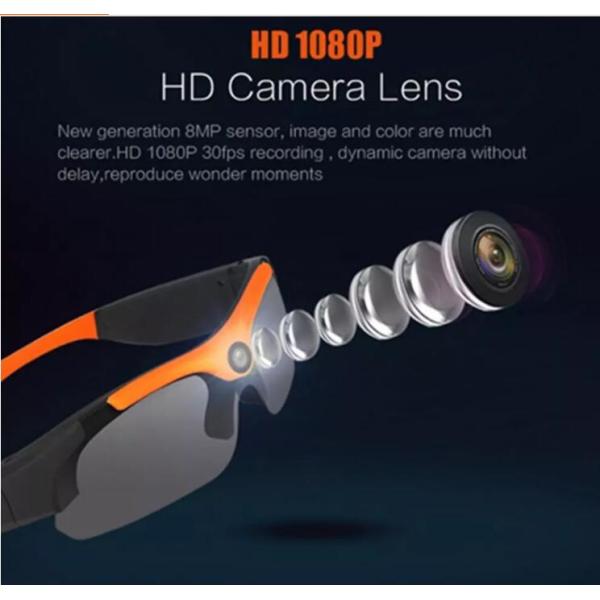 1080p Hd Ultra Wide Angle Video Recording Sports Camera Video Recording Sunglasses