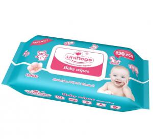 Cheap Natural Non-Woven Wet Baby Water Wipes 15x20cm/17x20cm/18x20cm for Gentle Cleansing for sale