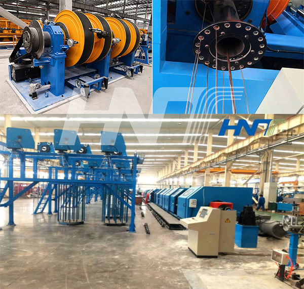 18 Bobbin Concentric Wire Stranding Machine With Good Rigidity Frame Structure