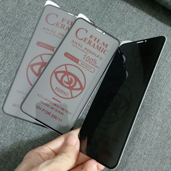 3D Tempered Glass Film 9H Anti Spy Privacy Screen Protector For Iphone