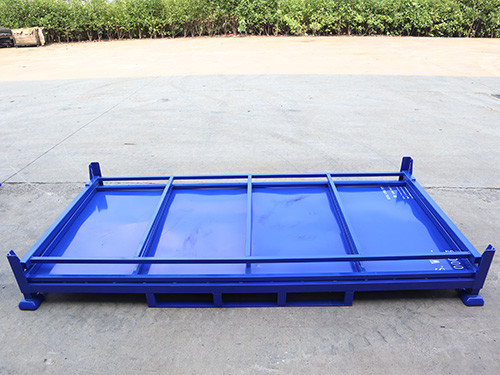 50mm Wheel Width Folding Portable Stacking Racks Caster Wheels Post Height 2000mm