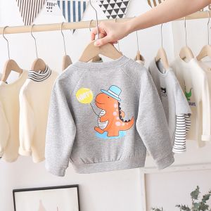 Children'S Apparel Cotton Children'S Clothing Cartoon Print Coat Toddler Animal