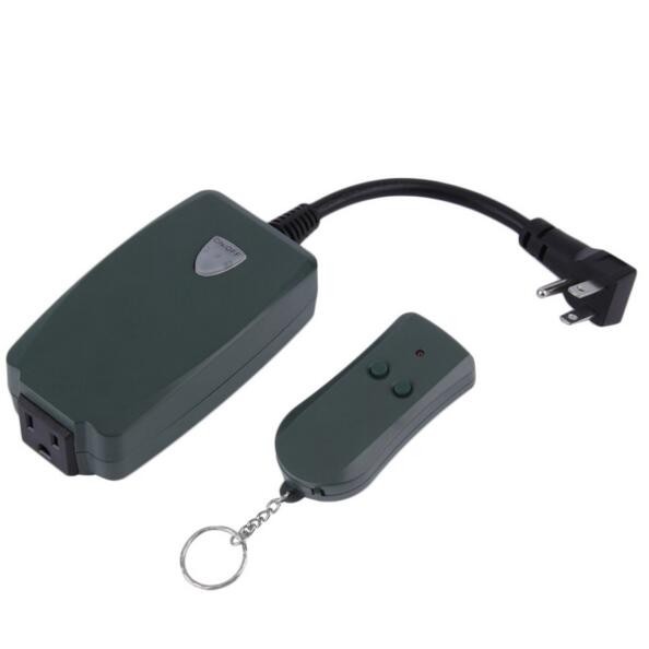 Outdoor Remote Control Outlet , Wireless Light Switch Socket Waterproof Wholesale