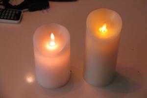 China Battery Operated Flickering White Flameless Candles Party Decoration on sale