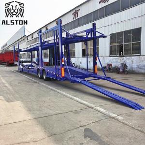 Cheap High Deck Car Transporter, Framed Car Carrier Trailer With Low Fuel Consumption for sale