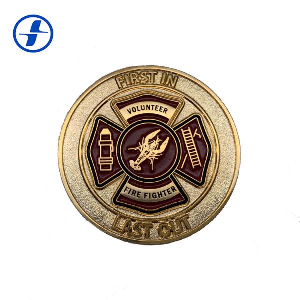 Professional Custom Metal Coins , Plating Antique Gold Challenge Coins