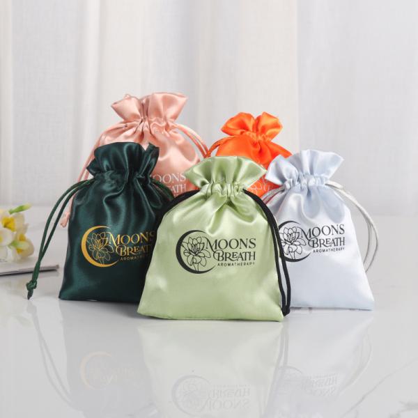 Manufacturers Supply Manufacturers Satin Bag Satin Bag Drawstring Jewelry Bag Jewelry Gift Bag Silk Dust Bag LOGO Printing