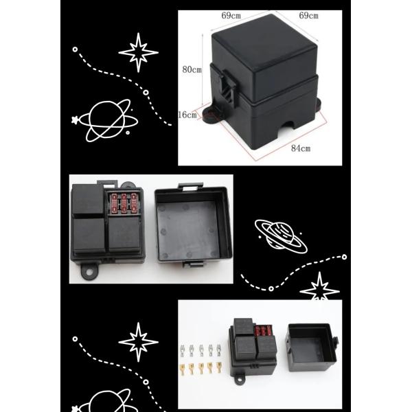 3 Way Slots Relay Fuse Box For Automotive Car Truck Marine Boat