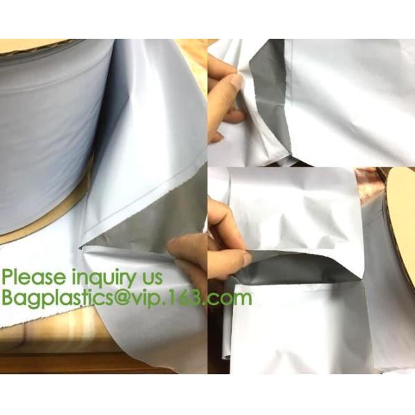 custom design degradable clear self adhesive seal plastic auto bag,Bag sealing pre-opened poly bags on a roll,transparen