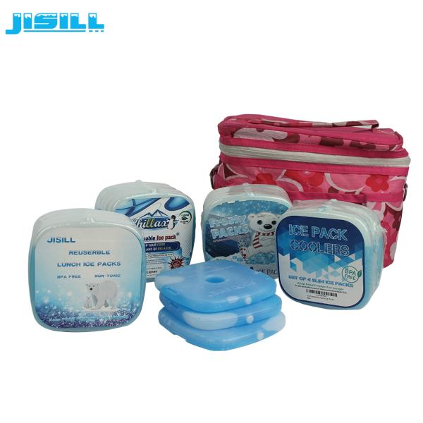 Single Hole Hard Insulation Lunch Ice Packs With Mini PCM Gel Cooling Elements For Food Frozen