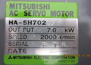 Cheap Mitsubishi 7.0KW Industrial Motors HA-SH702B AC Servo Motor New in stock for sale