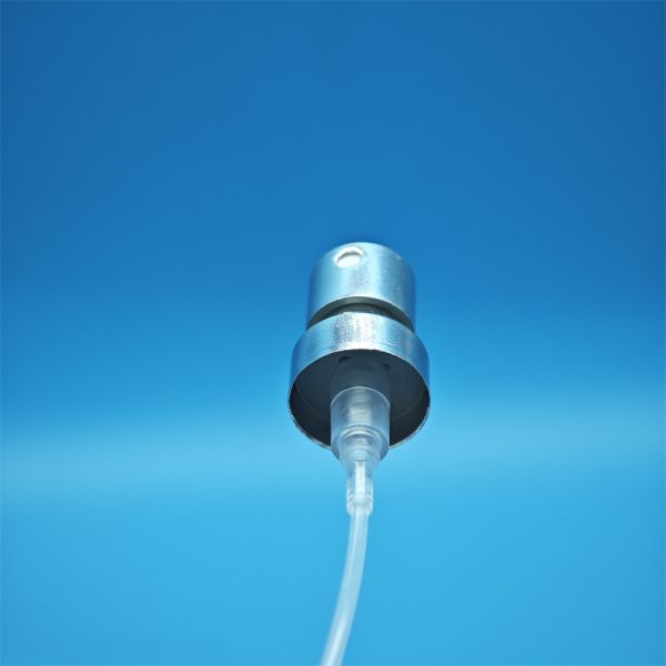 Silver Perfume Pump Luxury Fine Mist Sprayer for High-End Fragrance Bottles