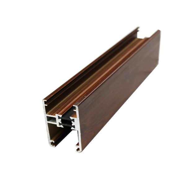 Quality Wood Finish Wardrobe Aluminium Profile Fair Corrosion Resistance For Window / Doors wholesale