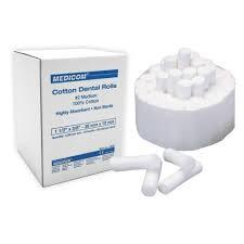 Cheap Dental Equipments White Disposable Dental Consumables Material Dental Cotton Roll for sale