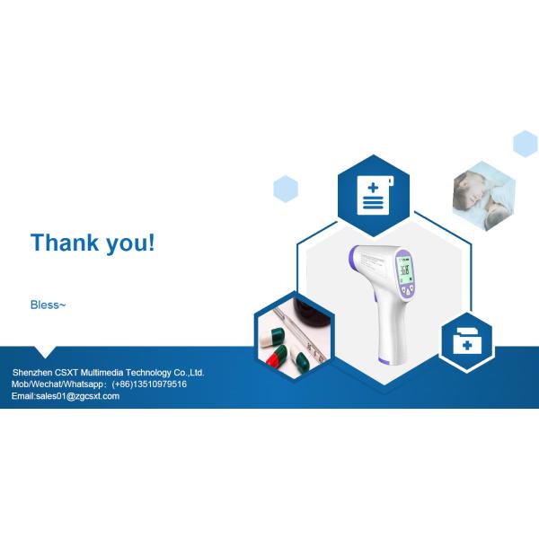 Wireless Baby Adjustable Forehead Digital Infrared Thermometer