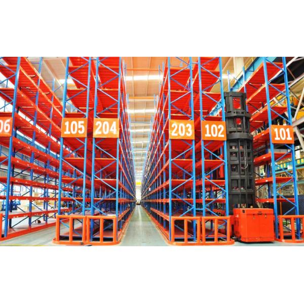 VNA Rack Very Narrow Aisle Heavy Duty Rack VNA Pallet Racking Warehouse Storage Rack with three way forklift