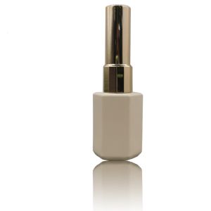 Cheap Square 12ml Nail Polish Bottle Matte Ivory Clear Empty for sale