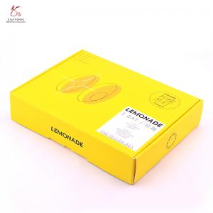 Cheap Light yellow Eastern Custom Cardboard Shipping Boxes For Contact Lenses for sale