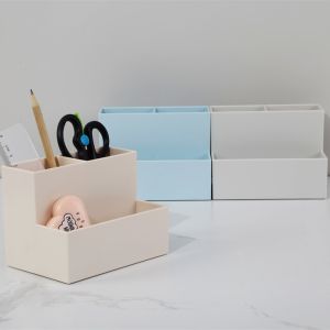 China Girl Heart Table Brush Office Plastic Stationery Organiser on sale