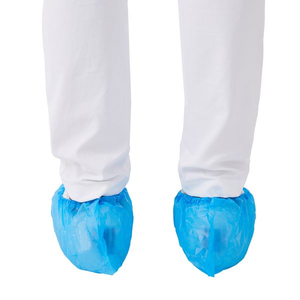 PP Nonwoven Automatic Shoe Cover , Anti Pull Disposable Shoe Cover