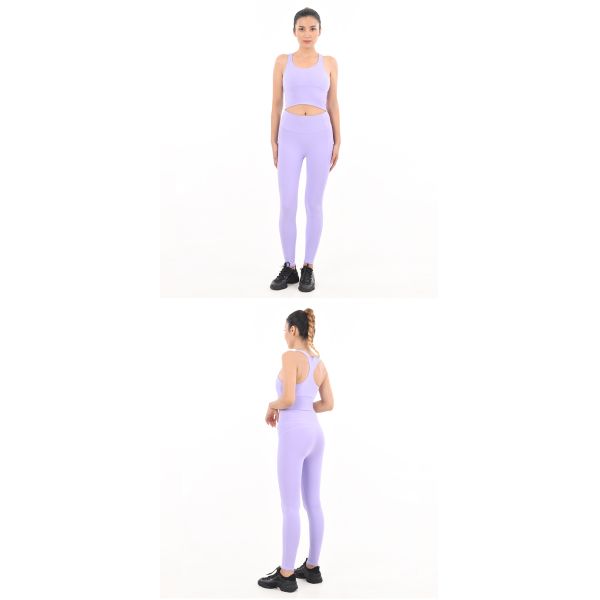 75% Recycle Polyester 25% Spandex Gym Activewear Sets Sports Bra And Legging Sets