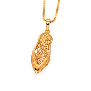 Buy cheap shoes pendants Women/Men Vintage jewelry 18K Gold Plated Fashion african Jewelry from wholesalers